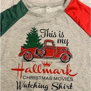Christmas lightweight sweatshirt